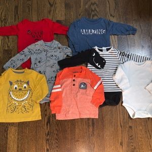 Carters LS Onesies/Tshirts